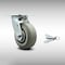 Service Caster 5 Inch SS Thermoplastic Rubber Swivel Caster with Roller Bearing and Swivel Lock SCC-SS30S520-TPRRF-BSL - alternate 1